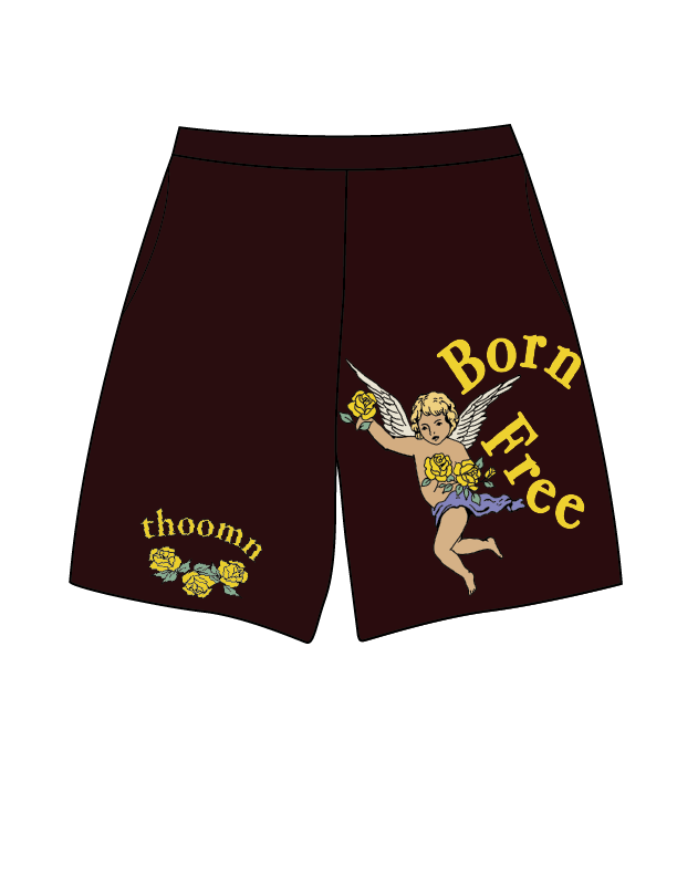 Born Free Mesh Shorts (Brown)