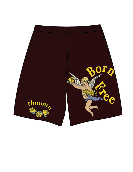 Born Free Mesh Shorts (Brown)