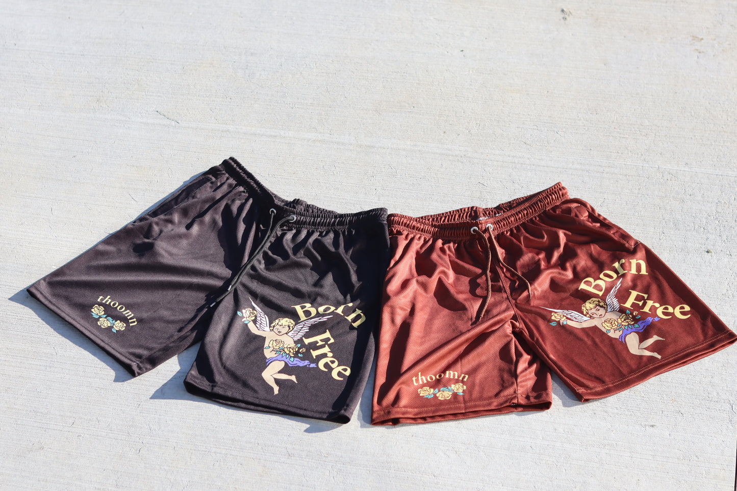 Born Free Mesh Shorts (Black)