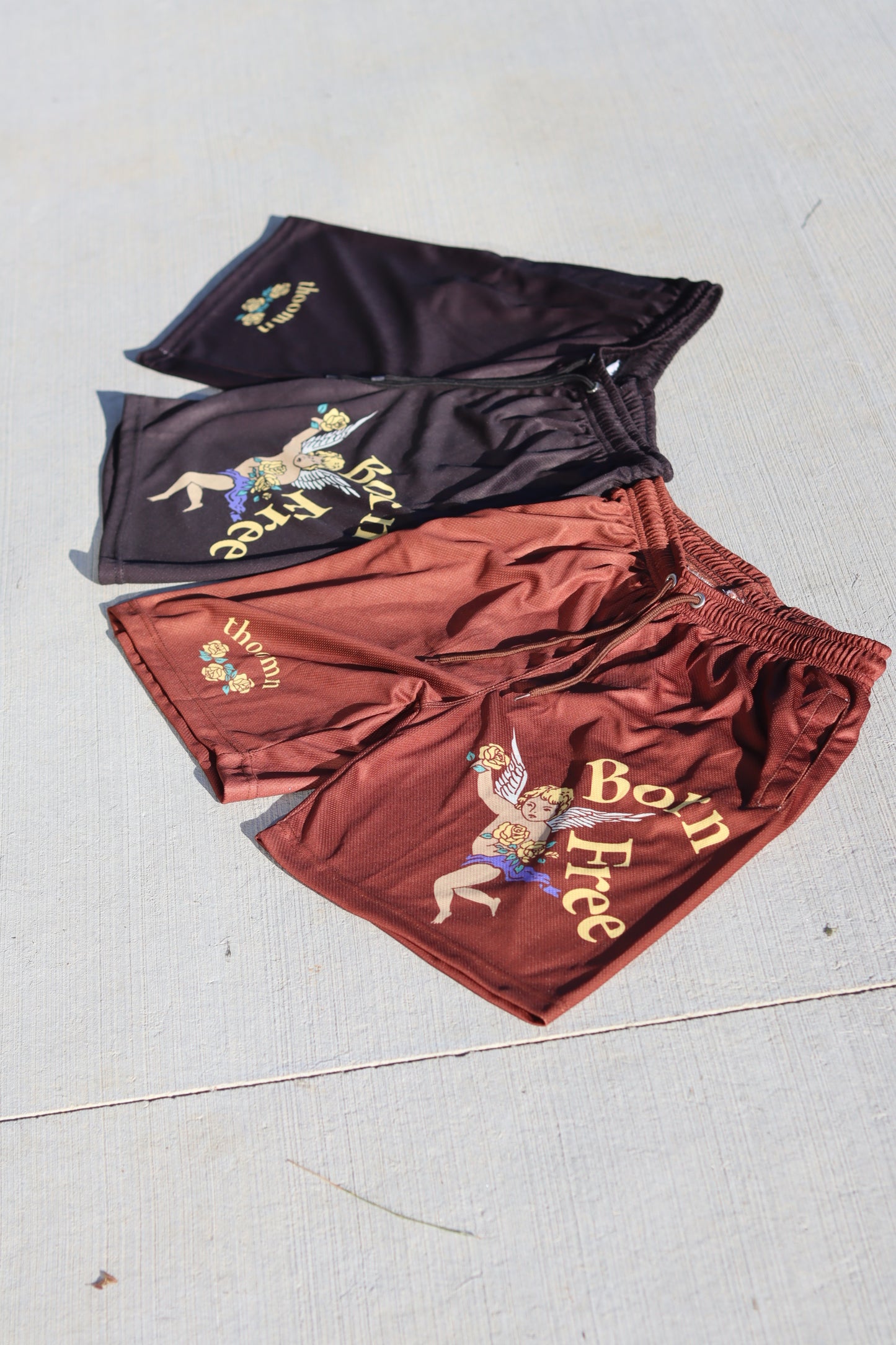 Born Free Mesh Shorts (Brown)