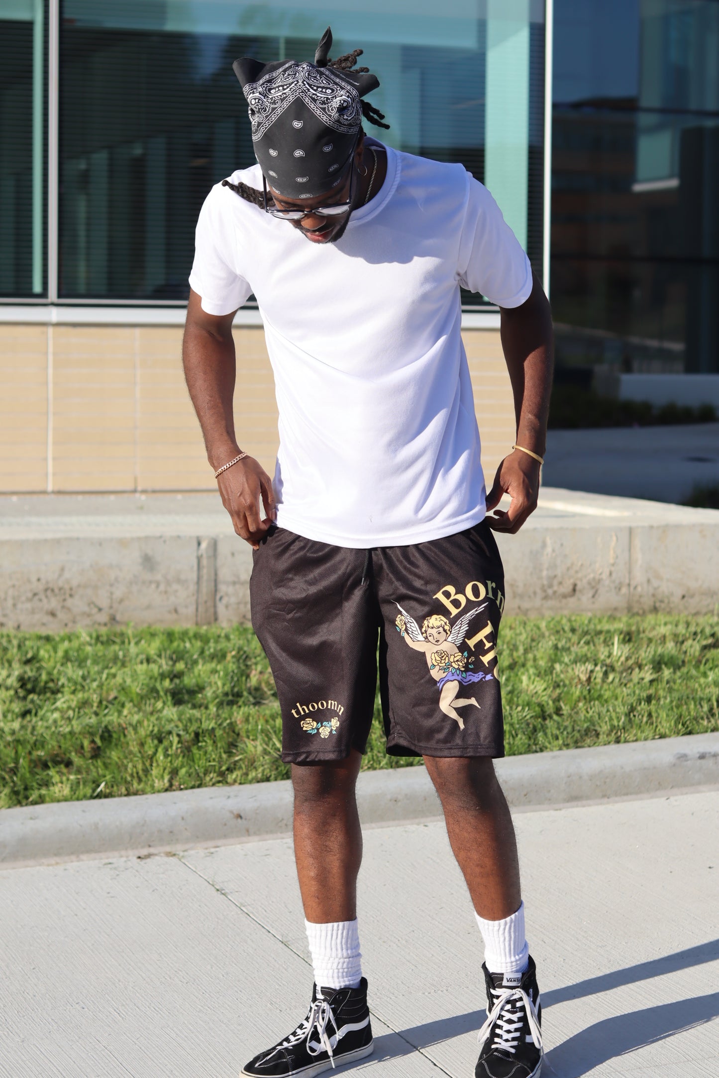 Born Free Mesh Shorts (Black)