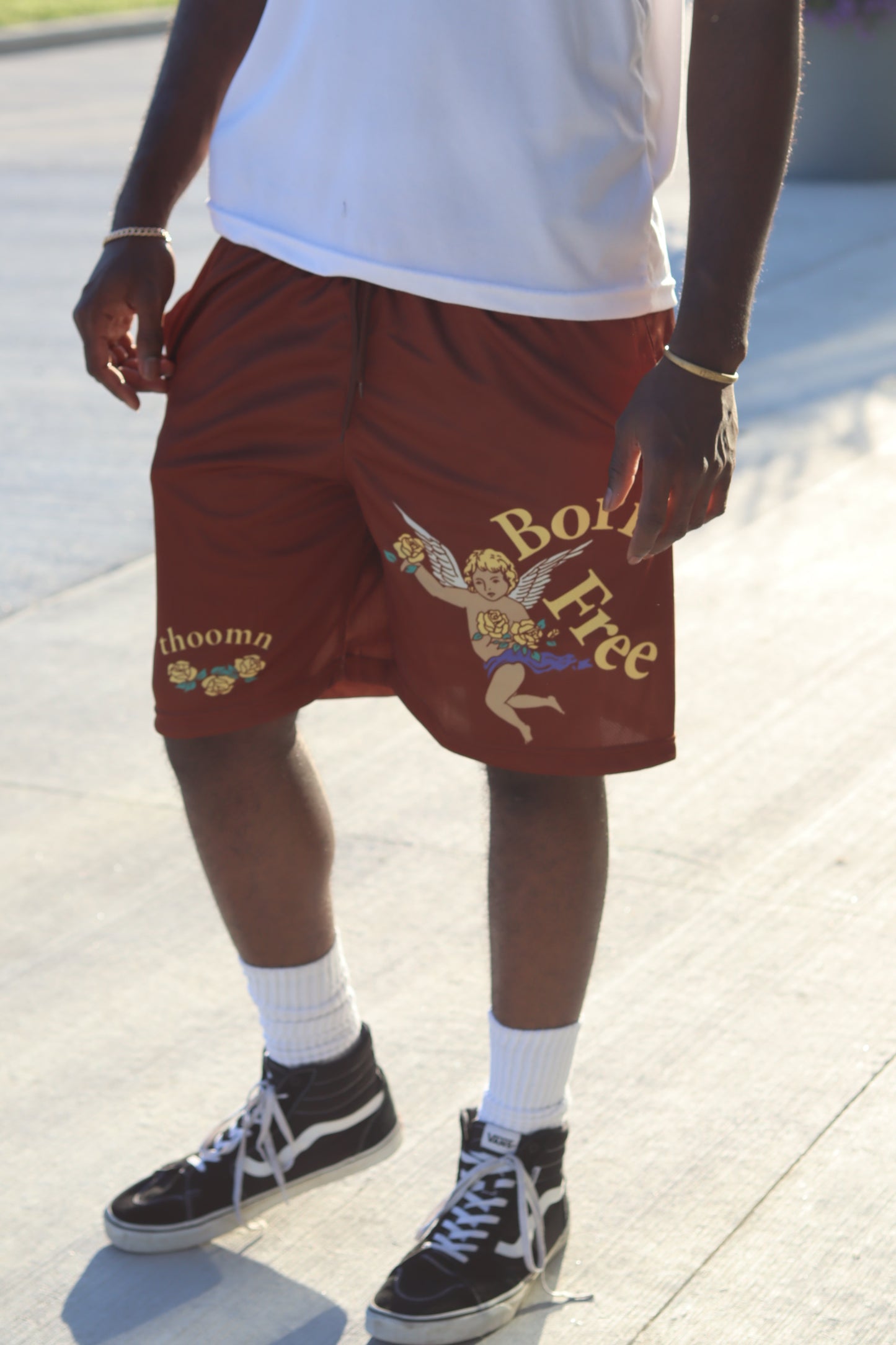 Born Free Mesh Shorts (Brown)