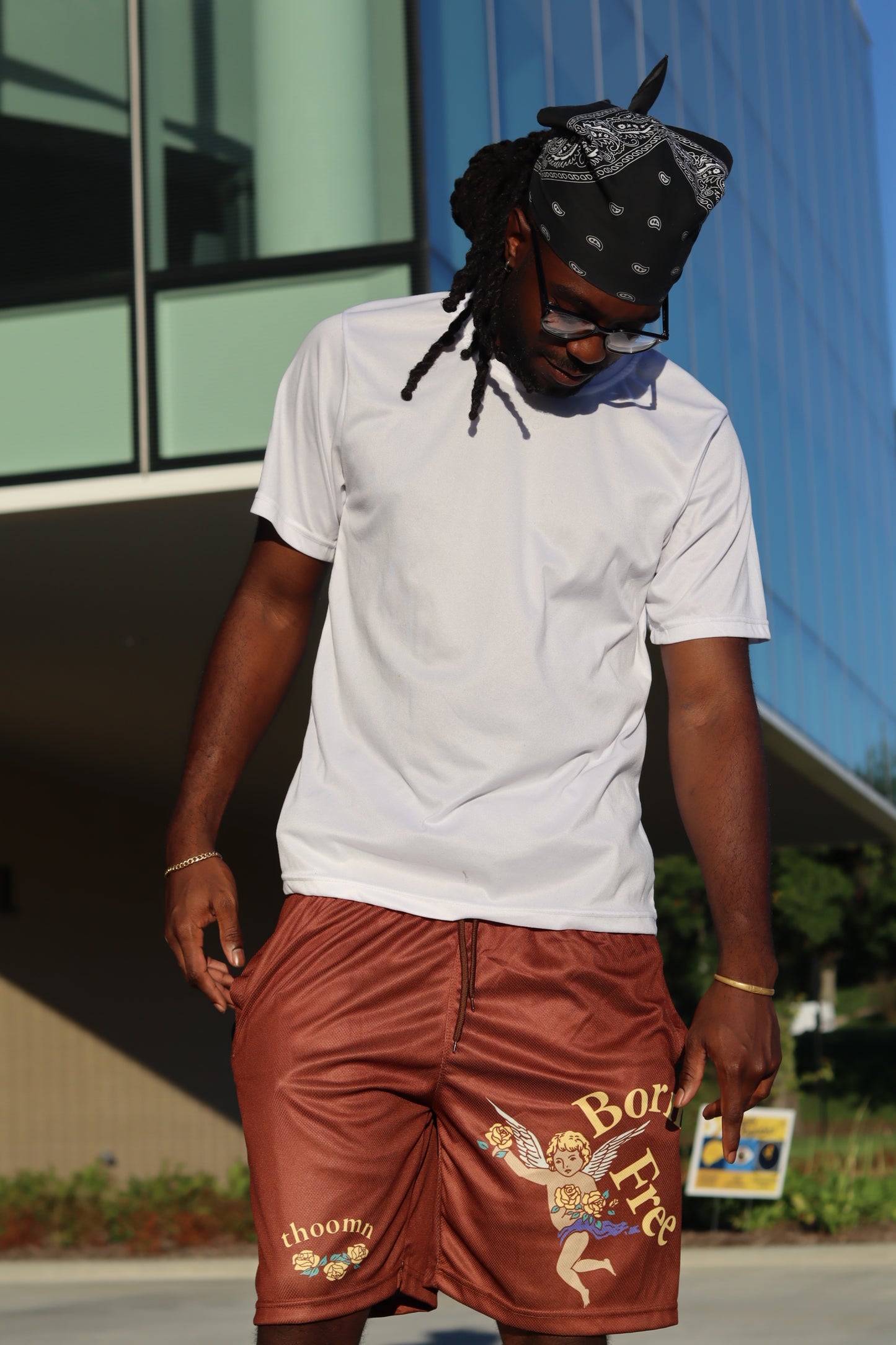 Born Free Mesh Shorts (Brown)