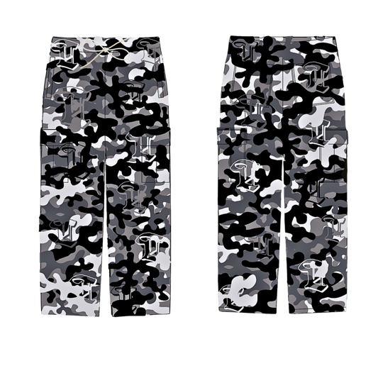 Cargo Sweatpants (White)